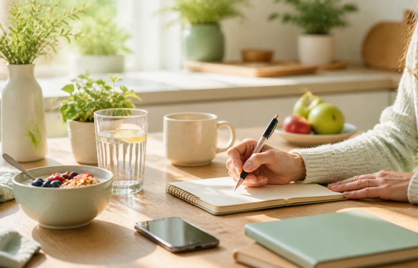 Calm everyday lifestyle scene for practical tablet guide topics