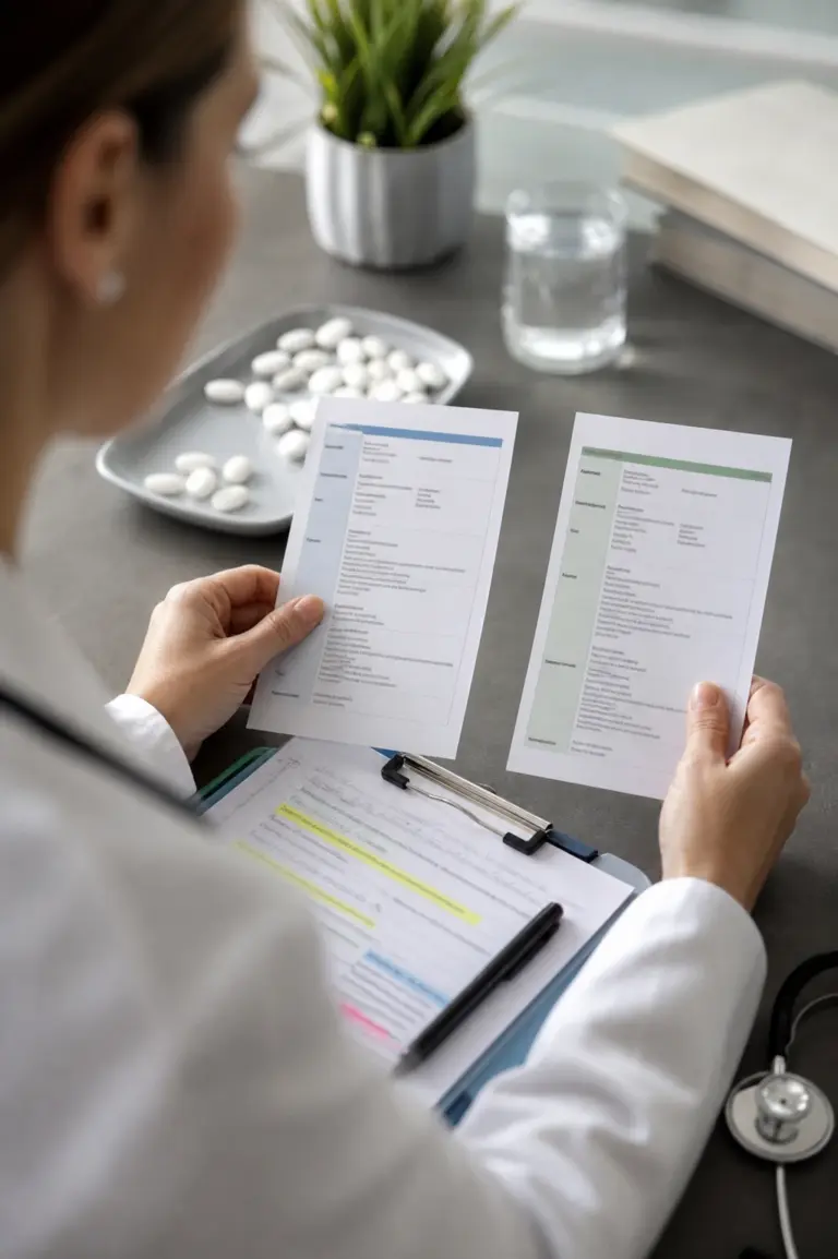 Comparison documents for oral semaglutide and orforglipron readiness research