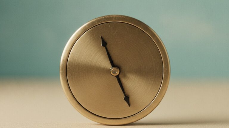 A brass compass symbolising ongoing status tracking