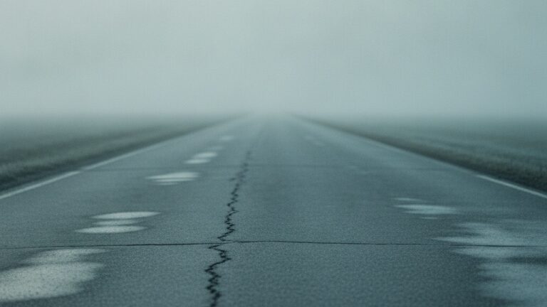 A road extending into a foggy horizon at dawn symbolising future availability
